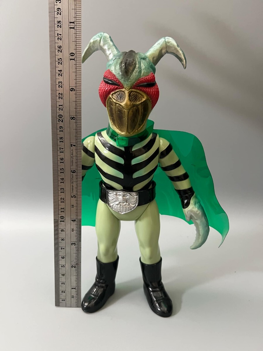 Yahoo!オークション - 当時物 仮面ライダー・怪人かまきり男 ソフビ