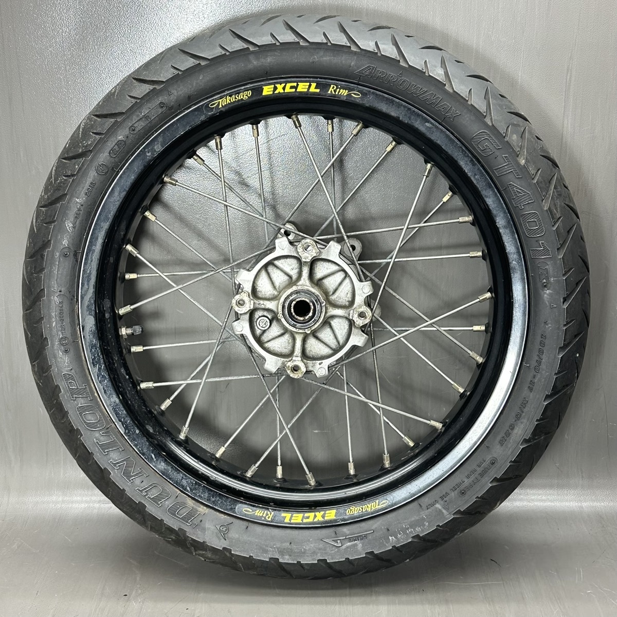 Yahoo!オークション - ホンダ XR250モタード 純正ハブ EXCEL エキセル