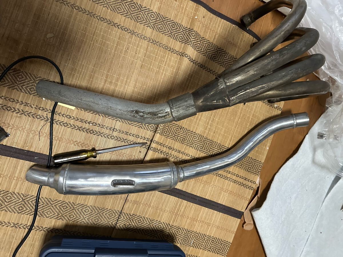 Yahoo!オークション - cbx400f sansei集合管 サンセイ マフラー 当時物