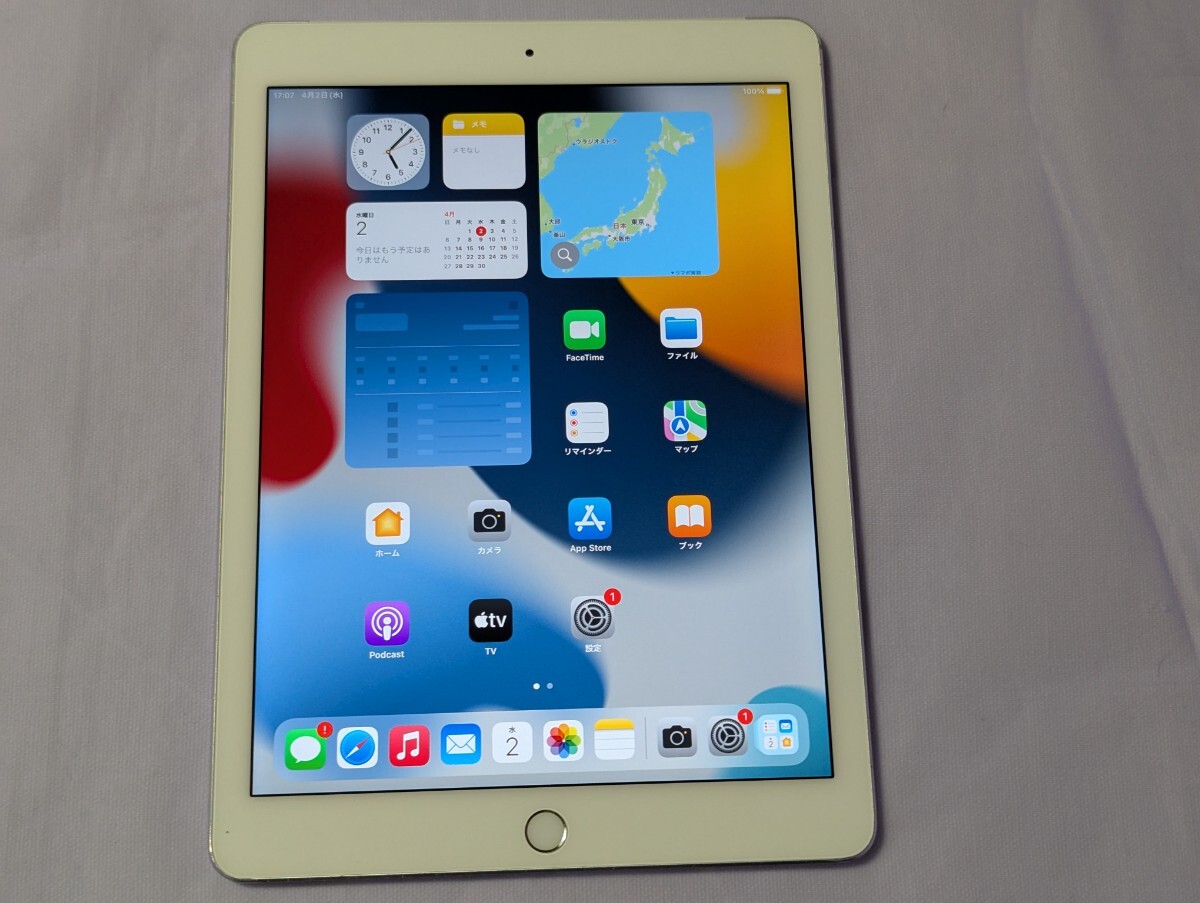 Apple iPad Air2-32GB Wi-Fi＋Cellularモデル- A1567｜Yahoo!フリマ