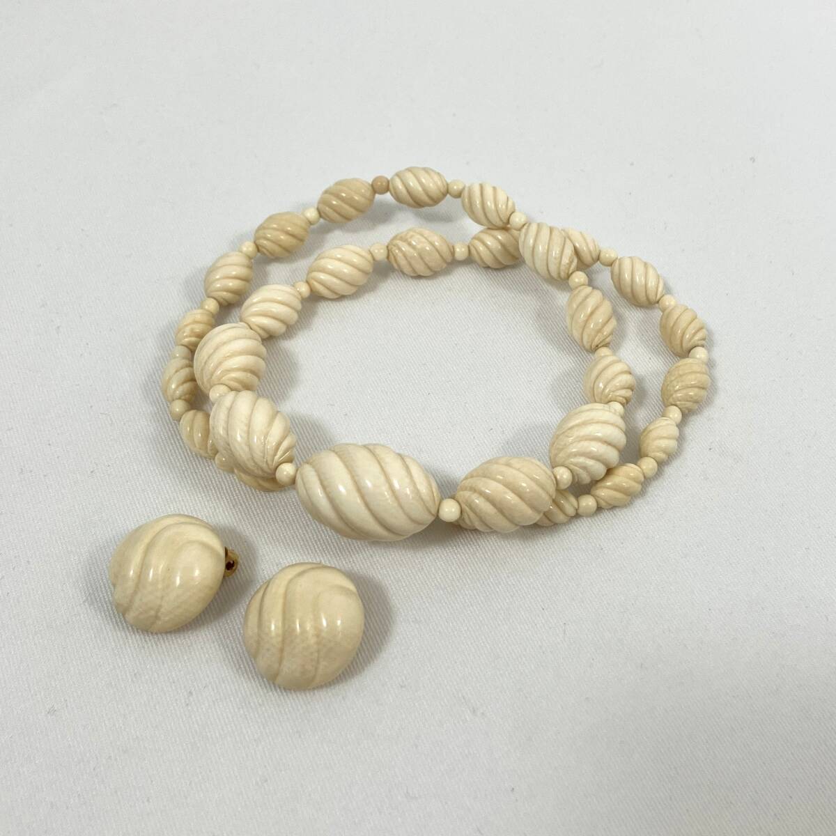 象牙調 象牙風 アクセサリー 約540g 大量 おまとめ ジュエリー
