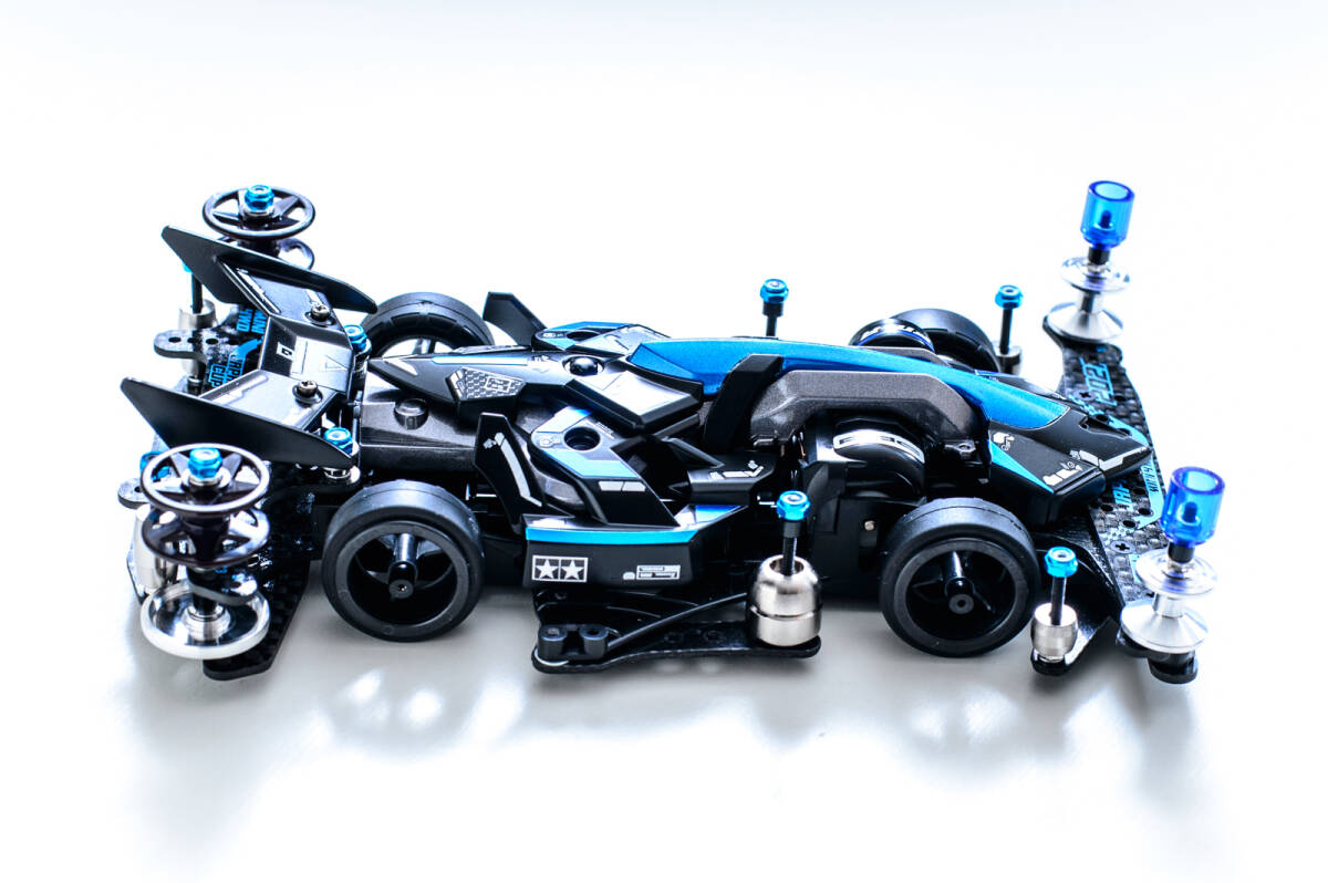 ミニ四駆完成品 マッハフレームFMA Blk フルベアリング未走行｜Yahoo