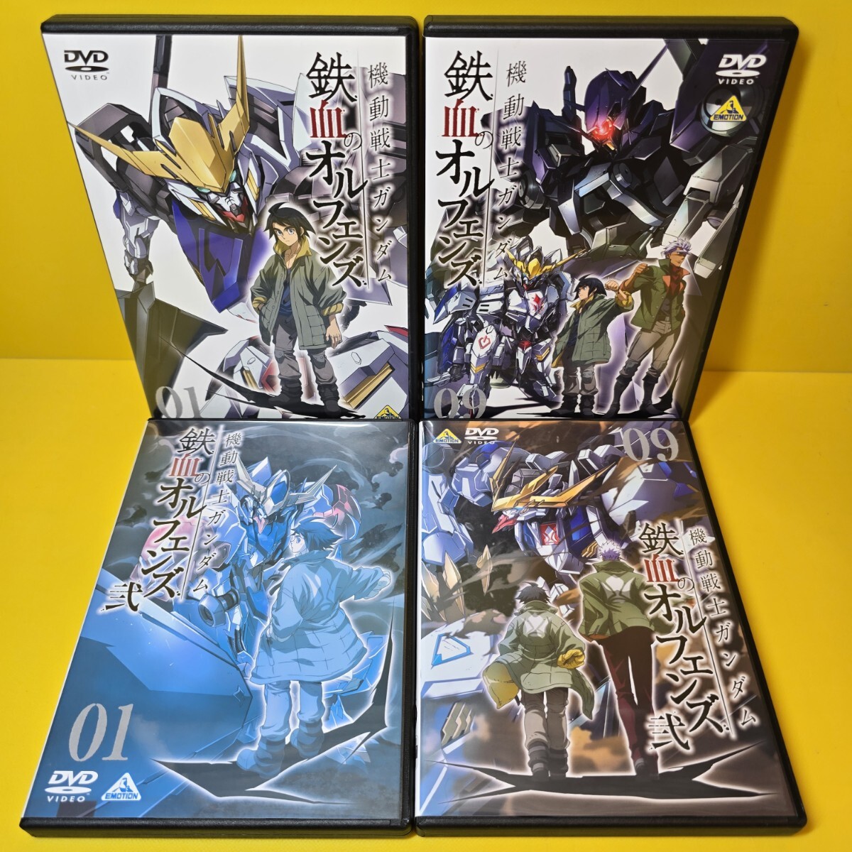新品ケース交換済み 機動戦士ガンダム 鉄血のオルフェンズDVD 1期+2期