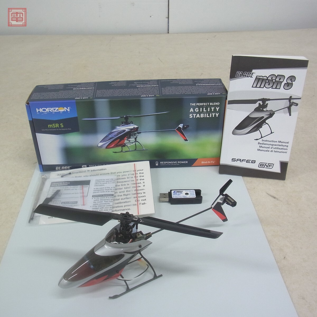 Yahoo!オークション - HORIZON HOBBY 電動RC BLADE mSR S BNF ヘリコプ