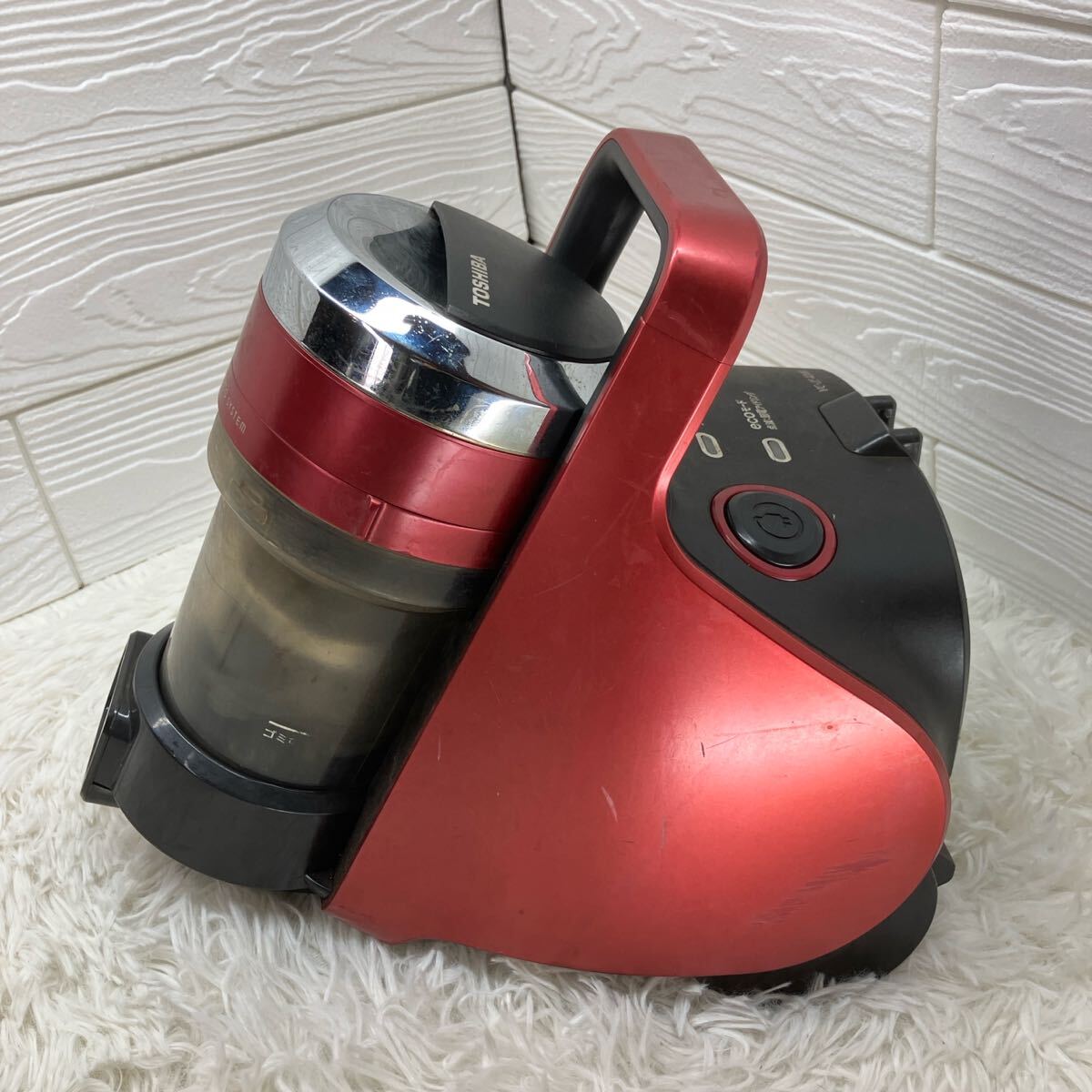 TOSHIBA 東芝 サイクロン掃除機 VC-JS4000（R）15年製 保証付 清掃済み