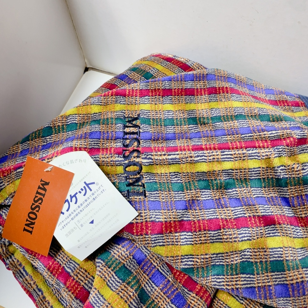 即決 送料無料 未使用 保管品 MISSONI ミッソーニ パフケット