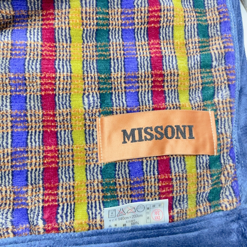 即決 送料無料 未使用 保管品 MISSONI ミッソーニ パフケット