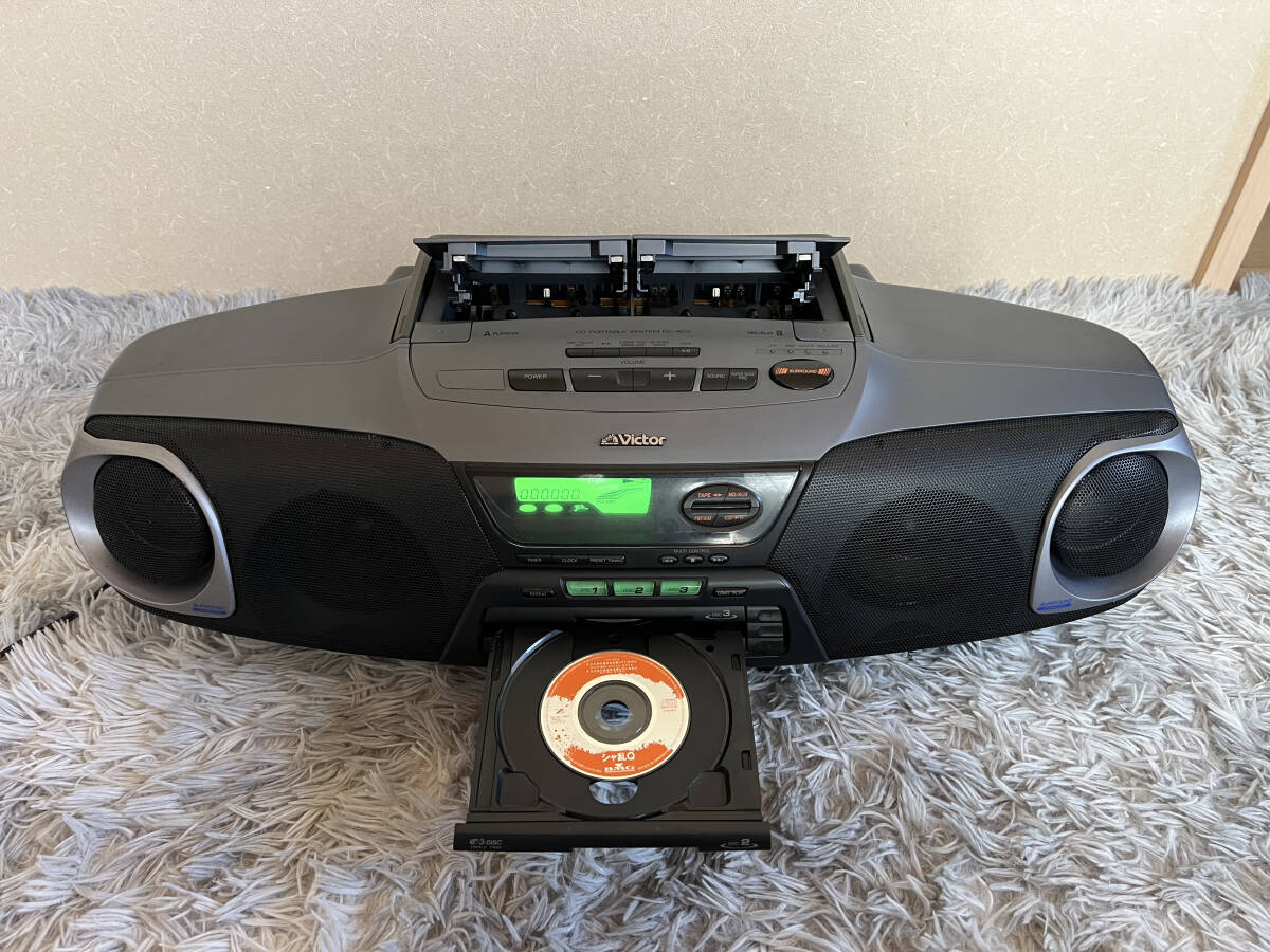 ジャンク】平成レトロ VICTOR RC-XC5 大型CDラジカセ CD3枚｜Yahoo