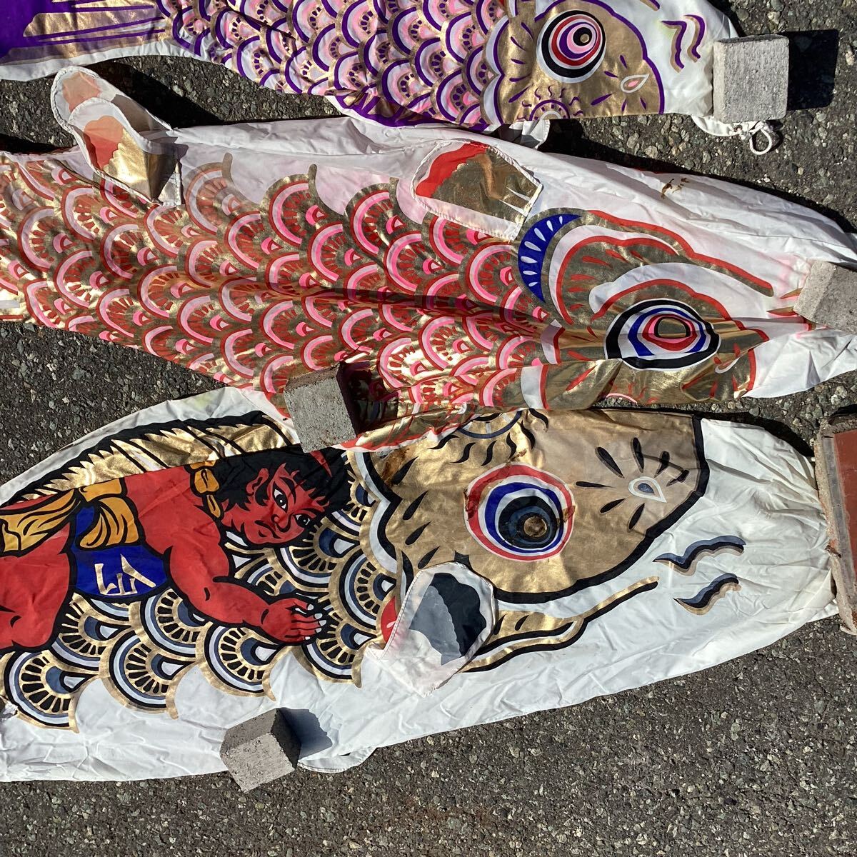 フジサワ黄金鯉6m （吹き流し、鯉のみ） 鯉のぼり フジサワ 黄金鯉