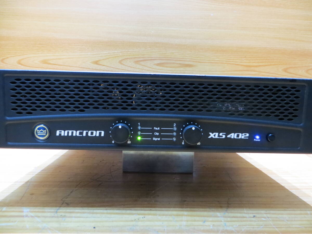 動作確認済み AMCRON 業務用 パワーアンプ XLS 402 アムクロン 動作