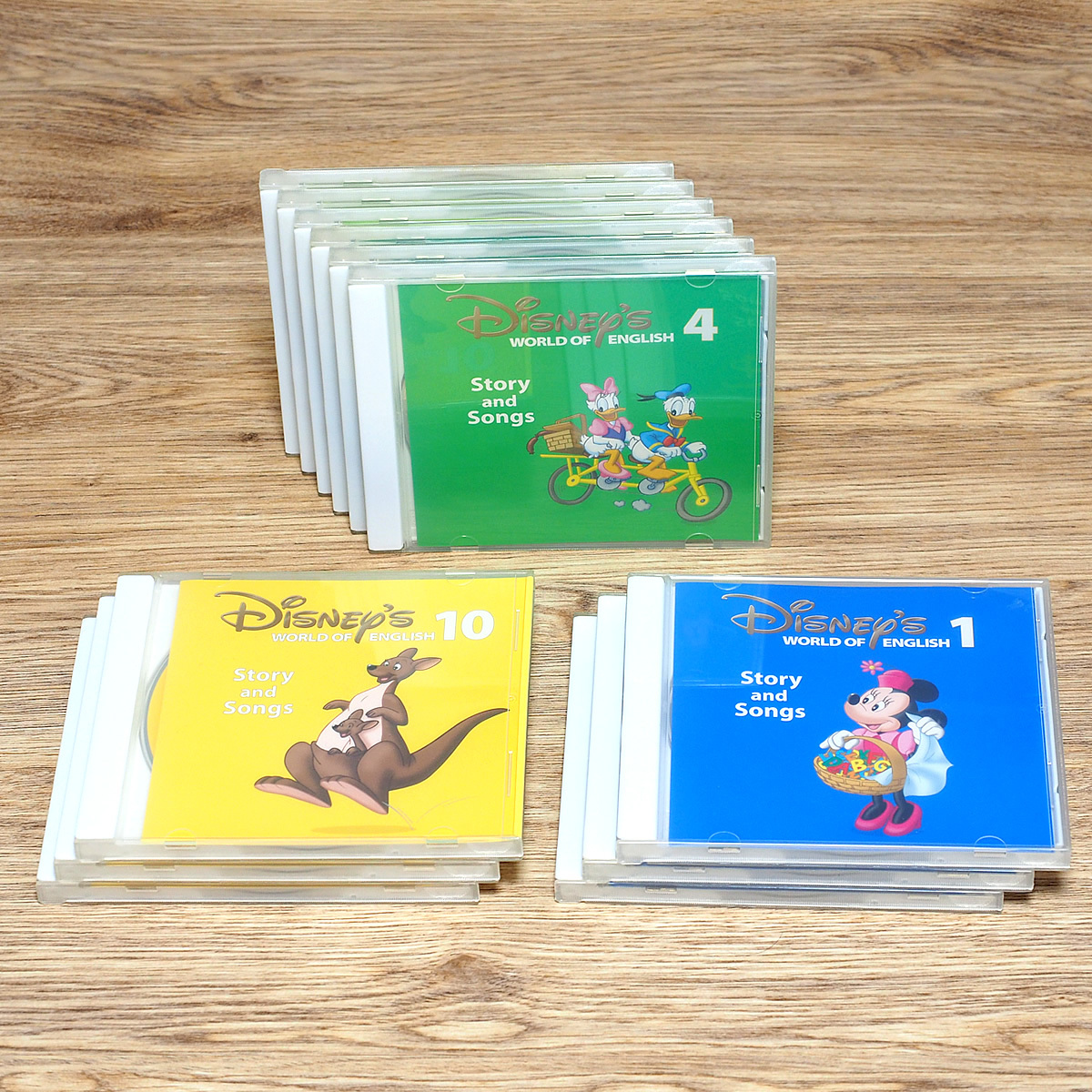 美品・12枚 DWE ディズニー英語システム CD WORLD OF ENGLISH Story