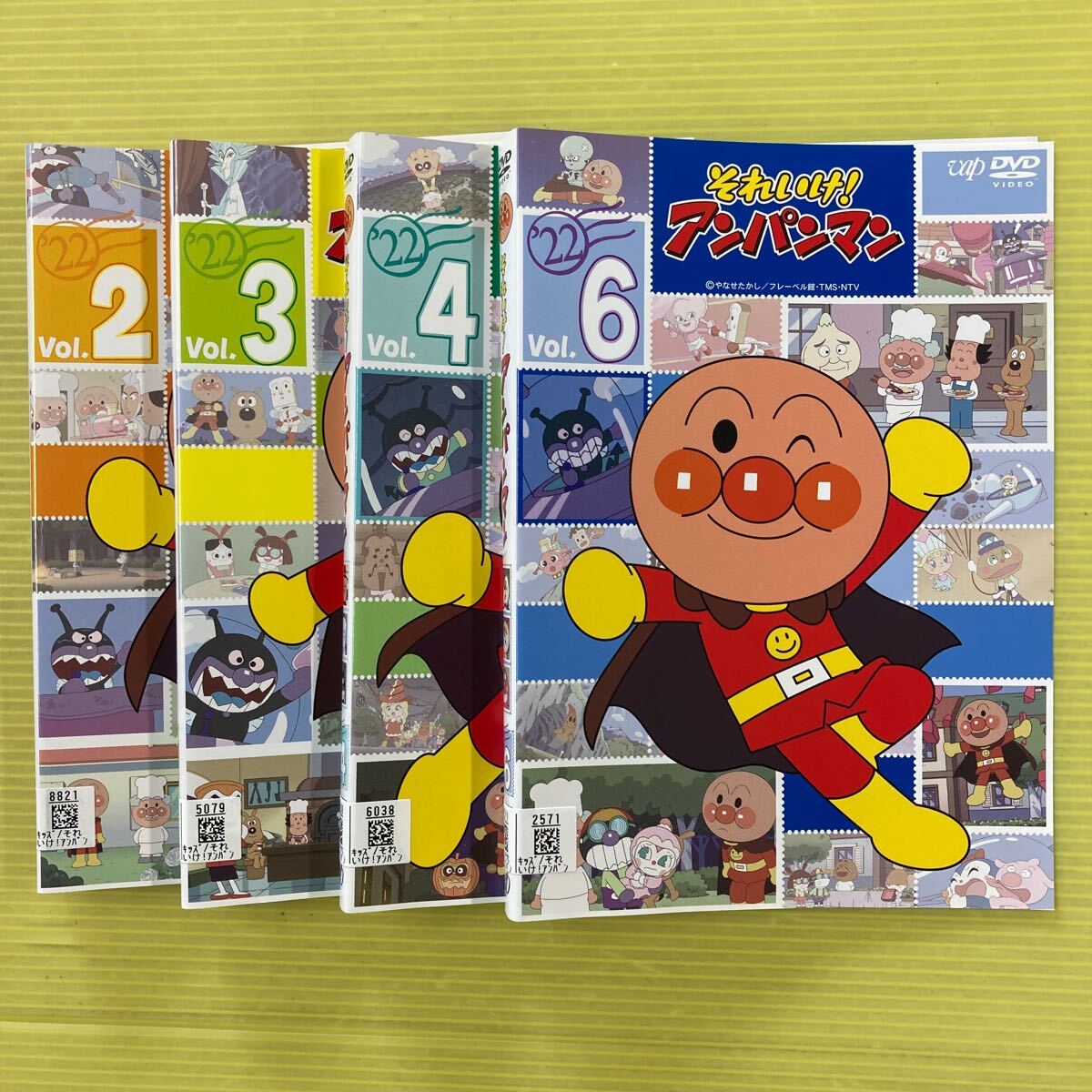 それいけ アンパンマン '22 4巻セット(vol 2 3 4 6) 管理番号31853 DVD