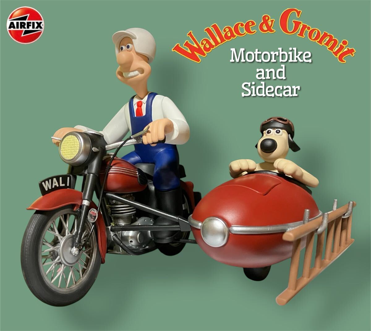 Yahoo!オークション - AIRFIX社製 ウォレスとグルミット バイク＆サイ
