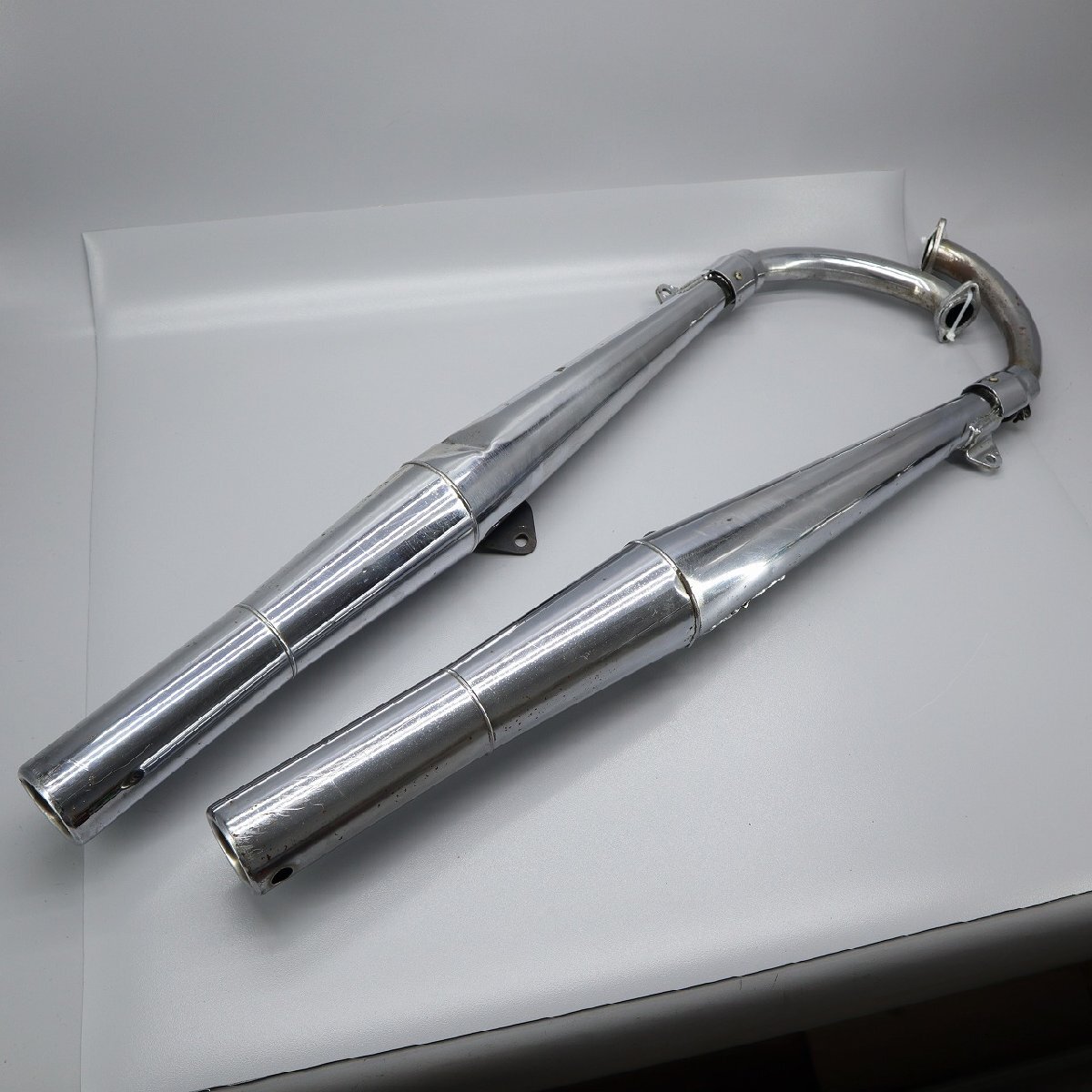 Yahoo!オークション - スズキ RG250E 純正 チャンバー マフラー フルエ