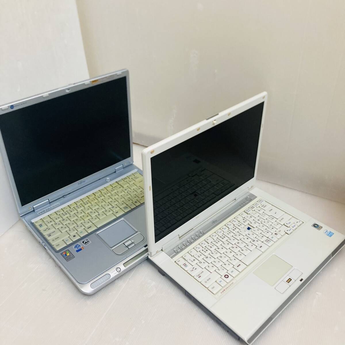 Yahoo!オークション - ジャンク出品 ノートPC 2台まとめ FUJITSU 富士