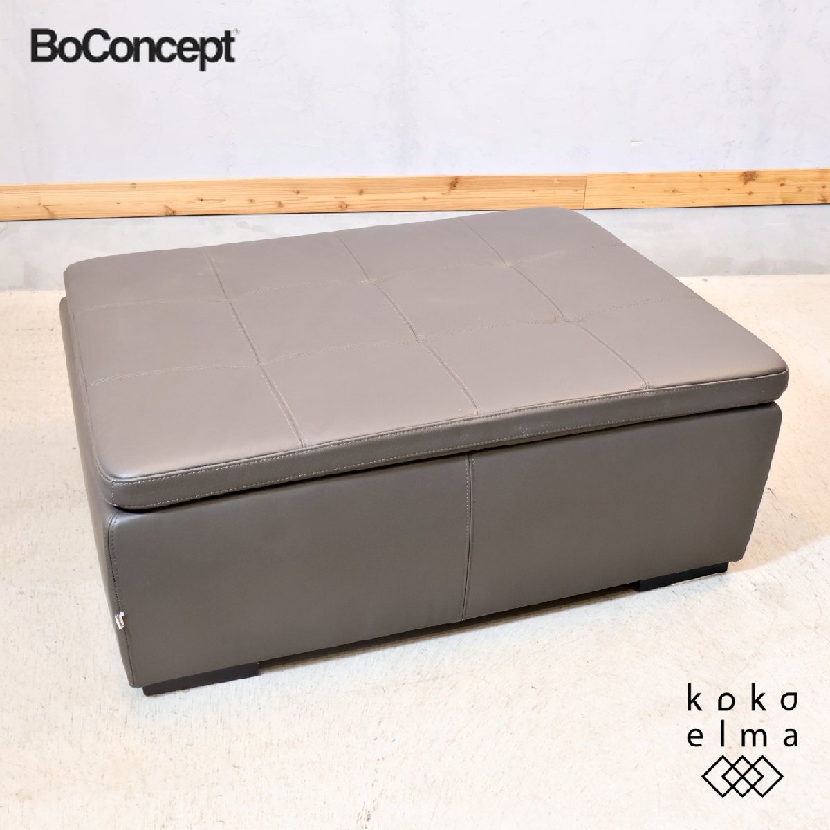 BoConcept BoConcept ボーコンセプト Mezzo メッツォ 本革 オットマン
