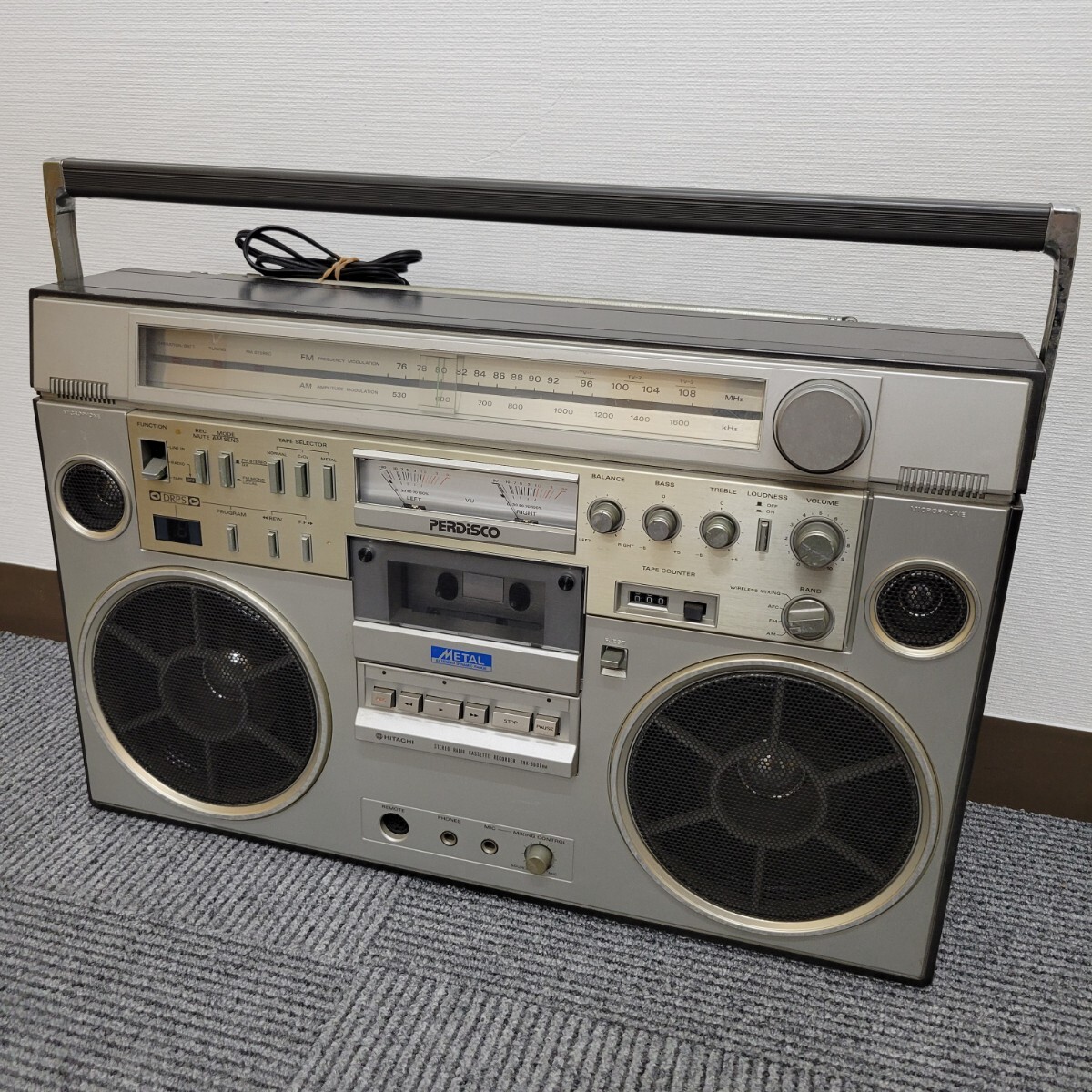 昭和レトロ☆HITACHI 日立 PERDISCO パディスコ TRK-8180 FM/AM