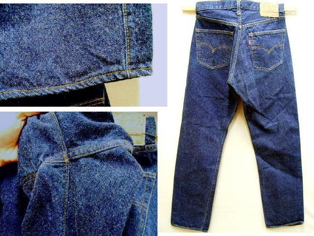 ◇即決[W33]濃紺 オリジナル 66後期 Levi's 501 ストア 78年2月製