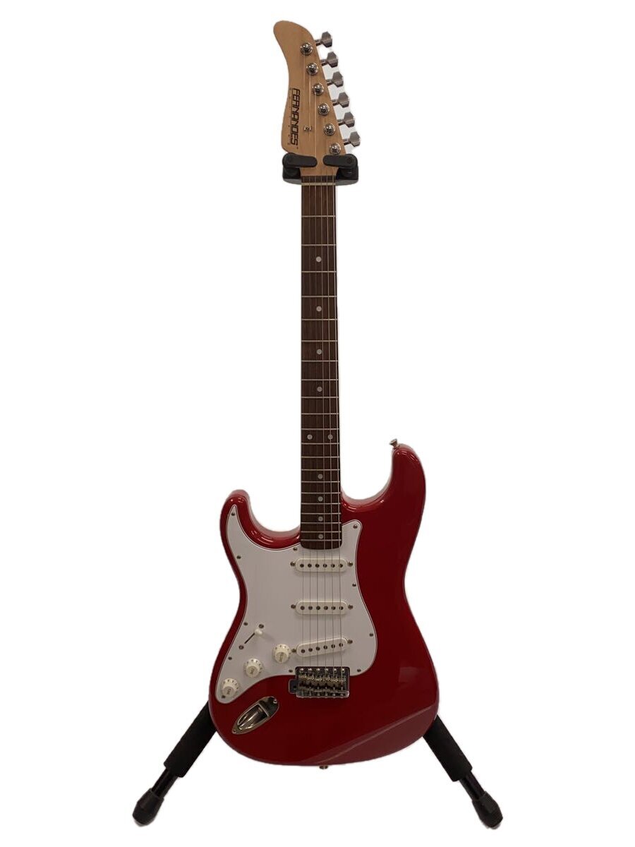 Yahoo!オークション - FERNANDES エレキギター/ストラトタイプ/赤系/SS