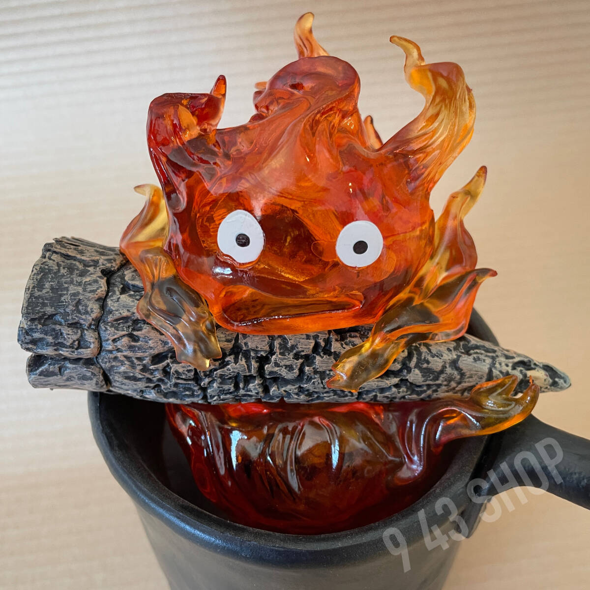 神隠 STUDIO ハウルの動く城 カルシファー ガレージキット LED付き