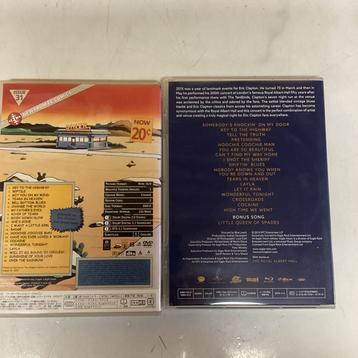 ERIC CLAPTON DVD 5枚CD 1枚まとめ売り（な49）