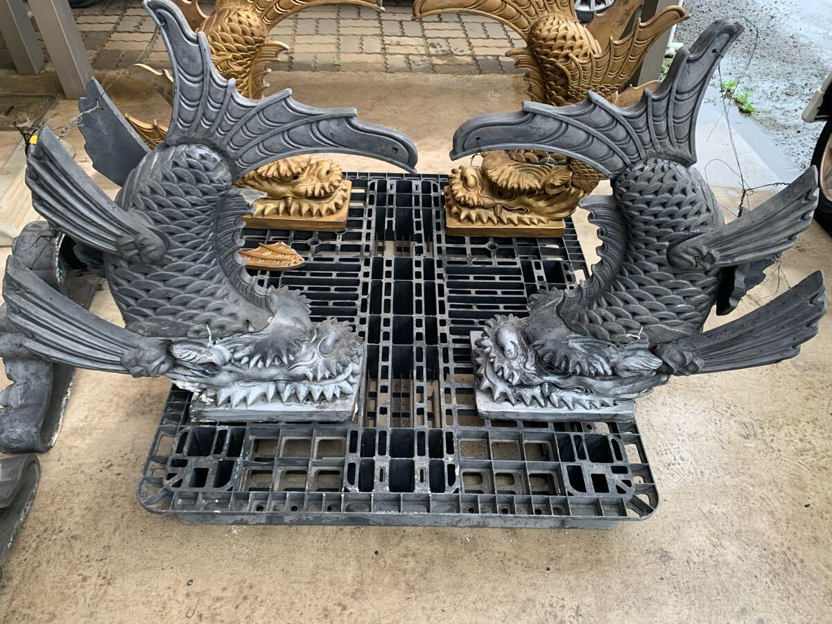 Yahoo!オークション - 鯱鉾 シャチホコ 黒 置物 アンティーク