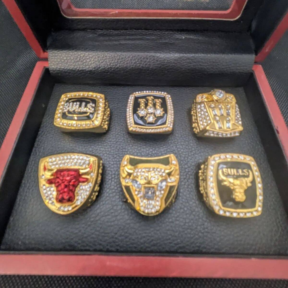 18K GP NBA シカゴブルズ マイケル ジョーダン チャンピオンリング