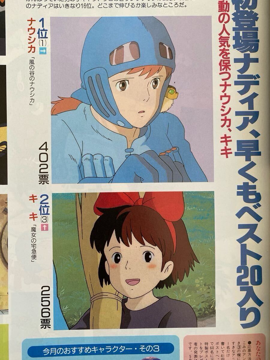 激レア】アニメージュ 1990年 5月/6月セット ジブリ 宮崎駿 検)セル画
