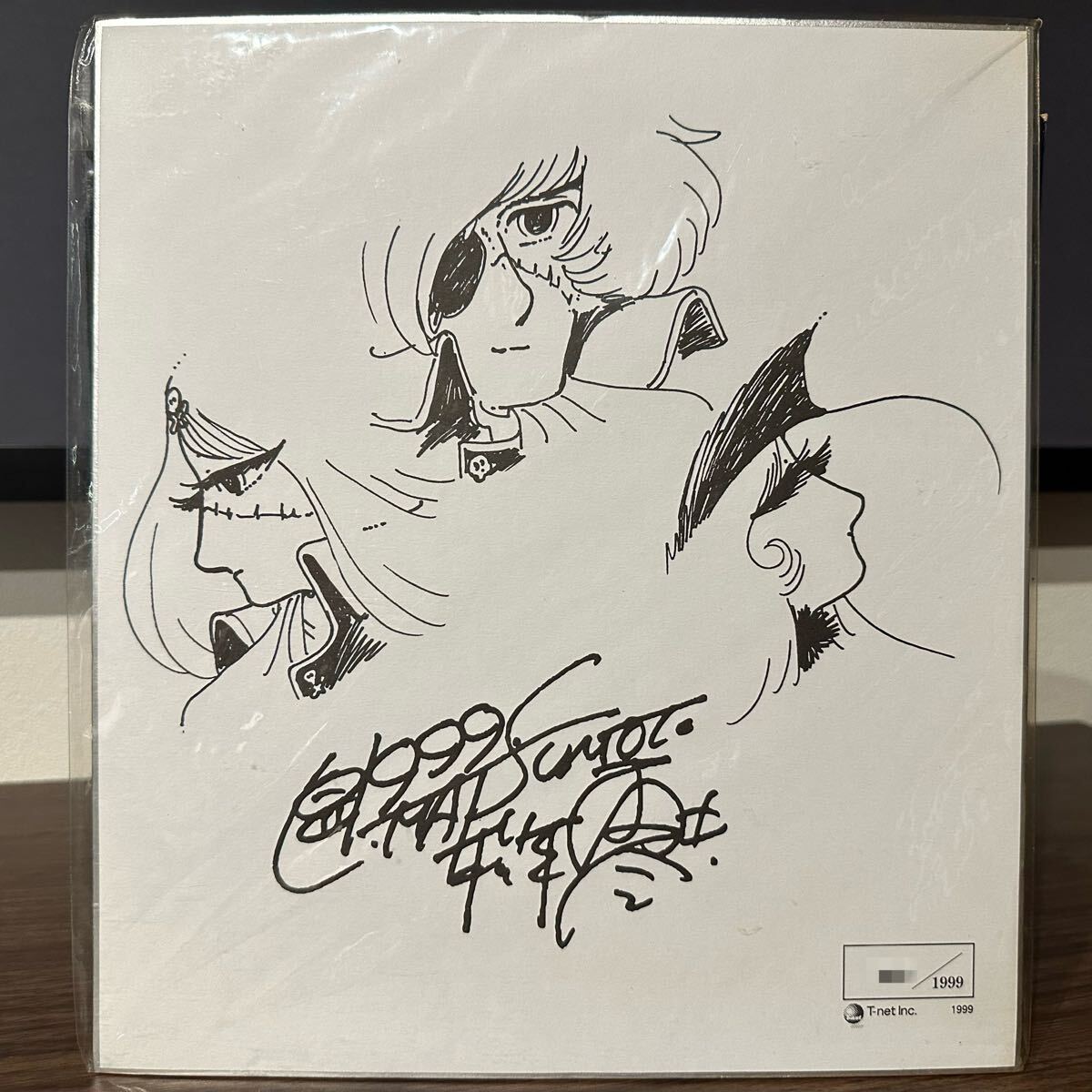 激レア 松本零士 サイン色紙 銀河鉄道999 メーテル 宇宙海賊