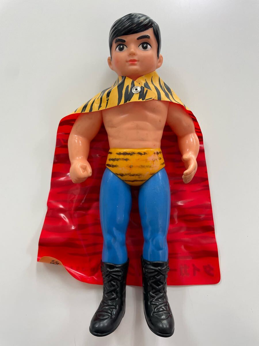 Yahoo!オークション - 面取れ ソフビ人形 中嶋製作所 タイガーマスク（