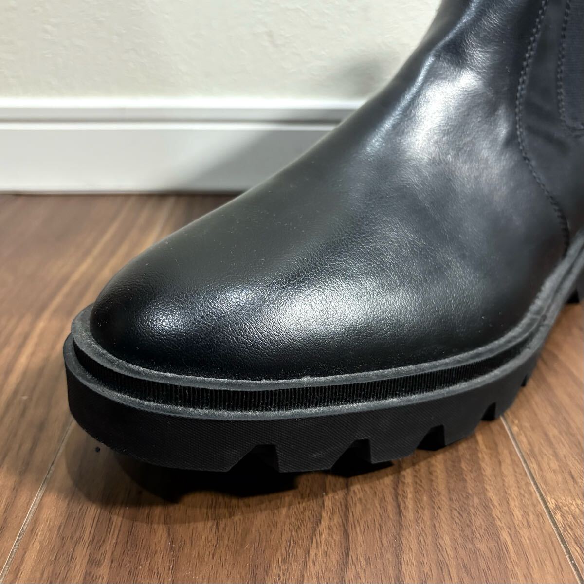 新品 ZARA ボリュームソールチェルシーブーツ 27 5cm 43 メンズ ザラ