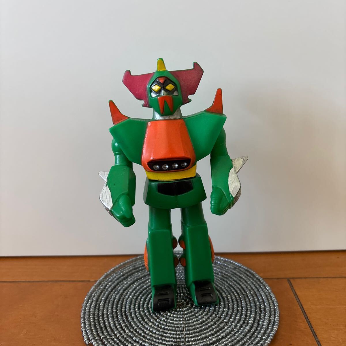 超合体魔術ロボギンガイザー ブルゲイター タケミ ソフビ 当時物 昭和