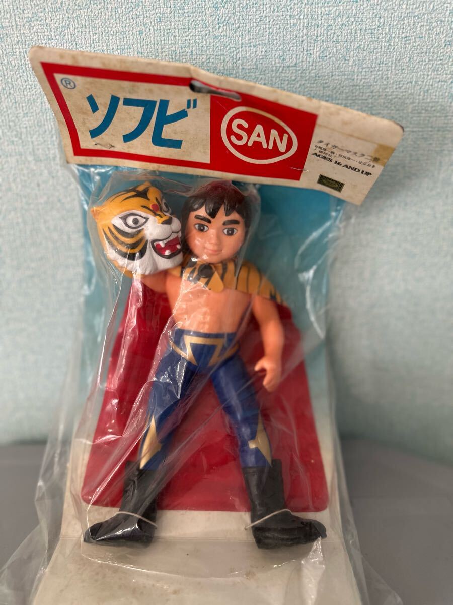 Yahoo!オークション - 稀少 マルサン版 タイガーマスク二世ソフビ 新日