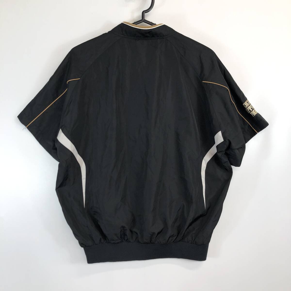 北海道日本ハムファイターズ ハーフジップ ウインドブレーカー 半袖 S