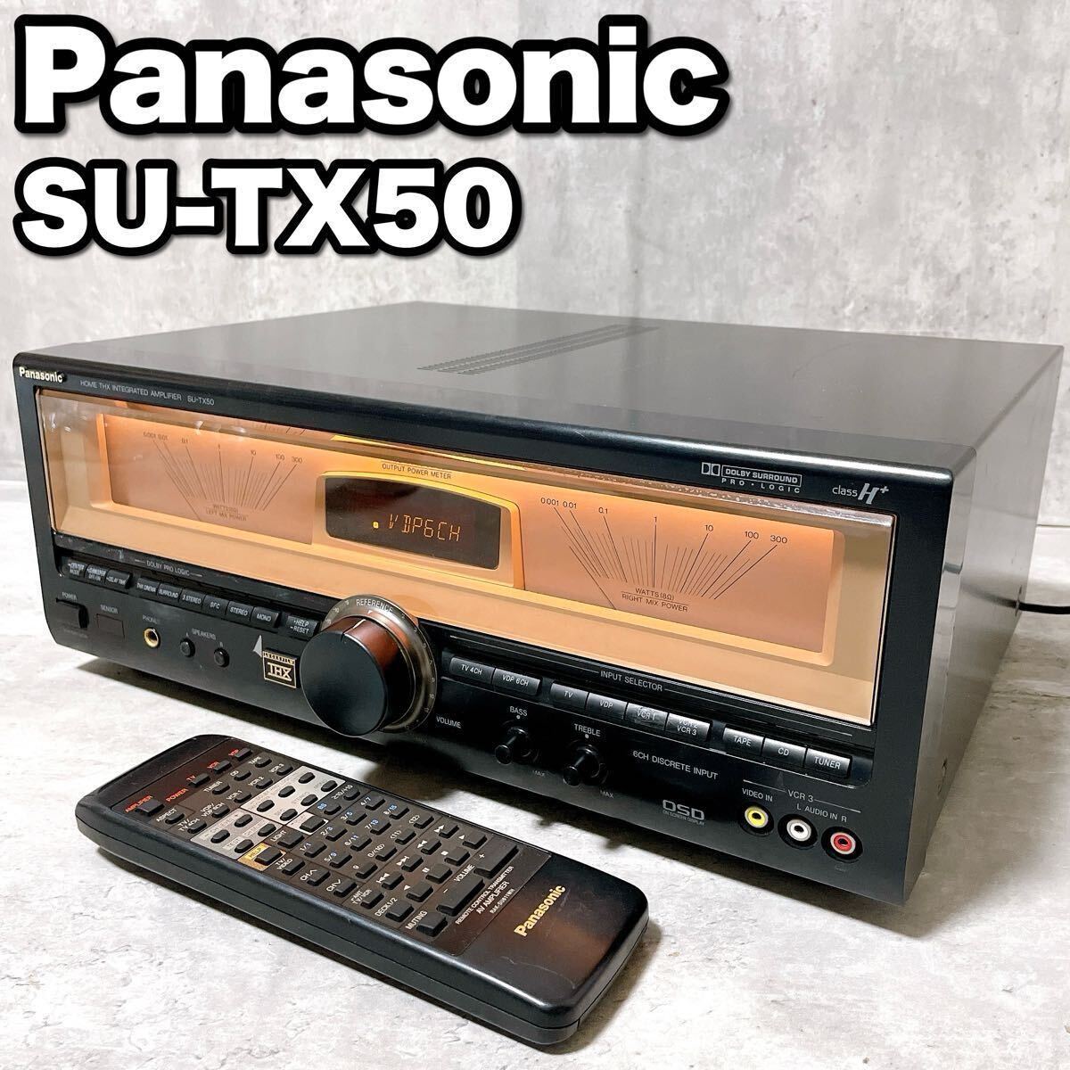 Yahoo!オークション - Panasonic パナソニック SU-TX50 AVアンプ リモ