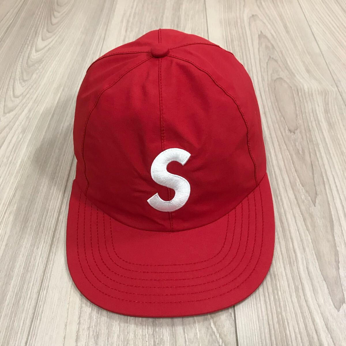 Supreme GORE-TEX S-Logo 6-Panel Cap hat red goretex jet
