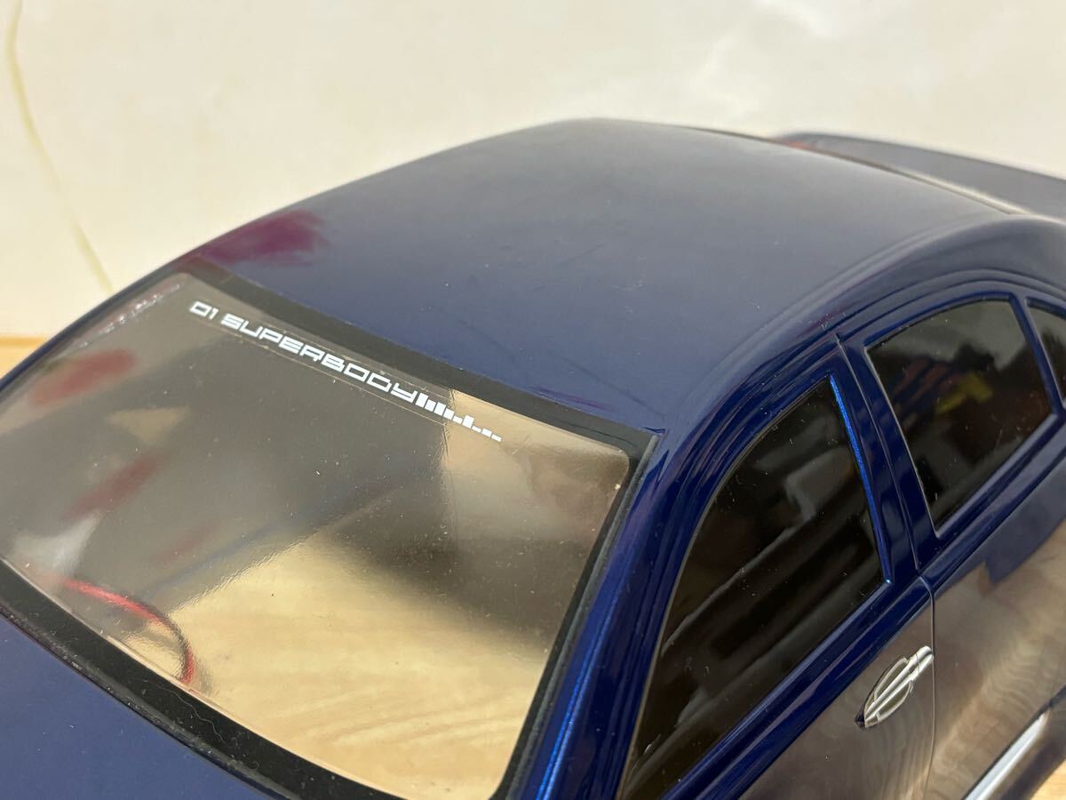 送料無料 1/10 ABC HOBBY レクサス LS460 LS600h ダークブルー LED付き