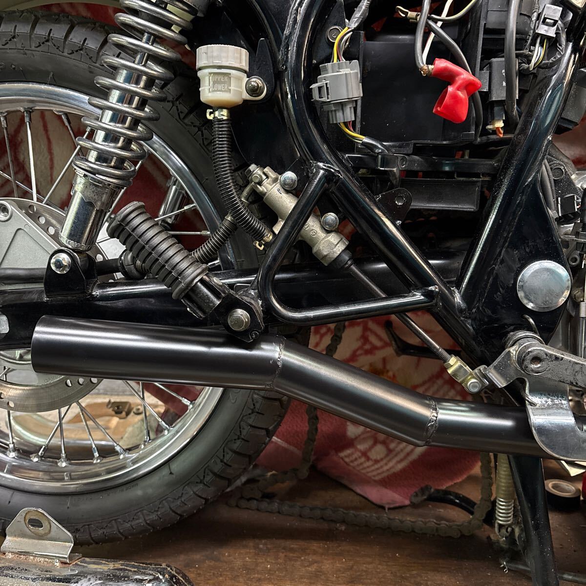 Yahoo!オークション - エストレア250 ワンオフショート菅 送料込み匿名