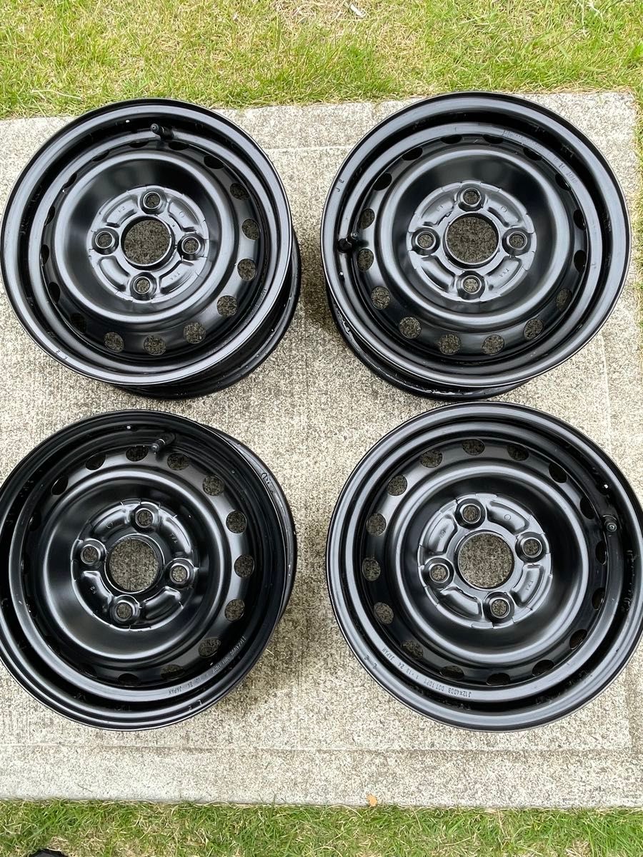 走行少ない】N-VAN ホンダ純正 スチールホイール 4本 12インチ 鉄