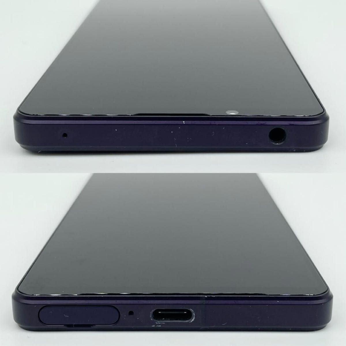 即配【美品】SIMフリー SONY Xperia 1 IV 512GB XQ-CT44 パープル 電池