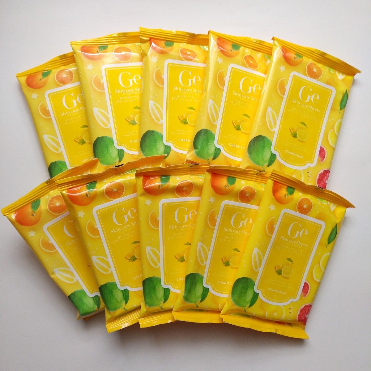 チャームゾーン Geスキンケアシート シトラス100枚セット 10×10｜Yahoo