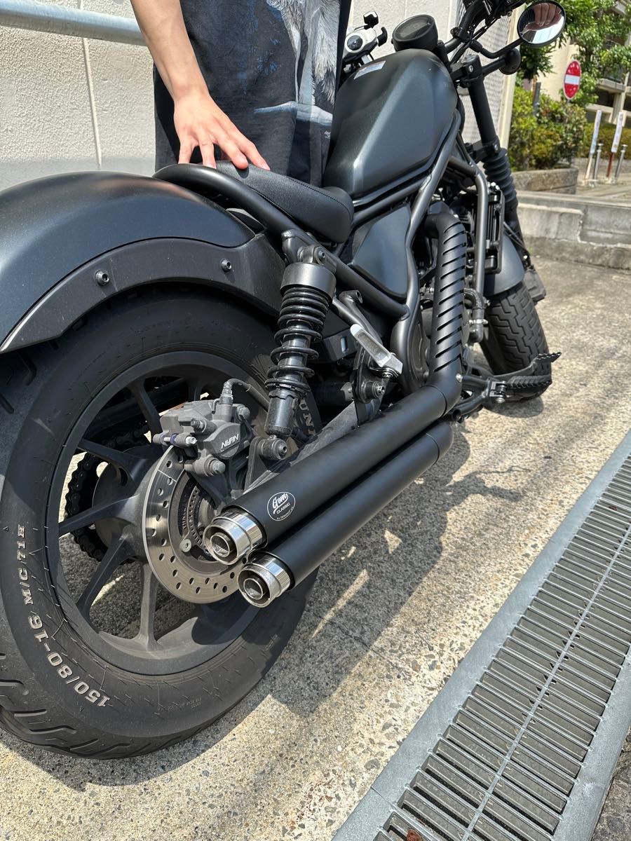 2017-2022年式レブル250用マフラー Gem classicV2改良モデル エンド