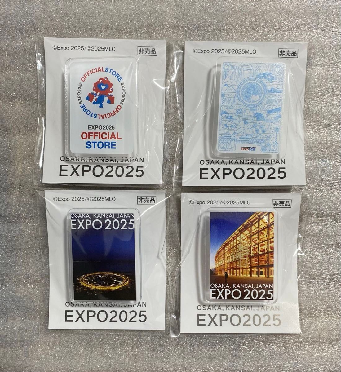 大阪万博 EXPO2025 5月平日限定 ピンバッジ ピンズ 非売品 4種