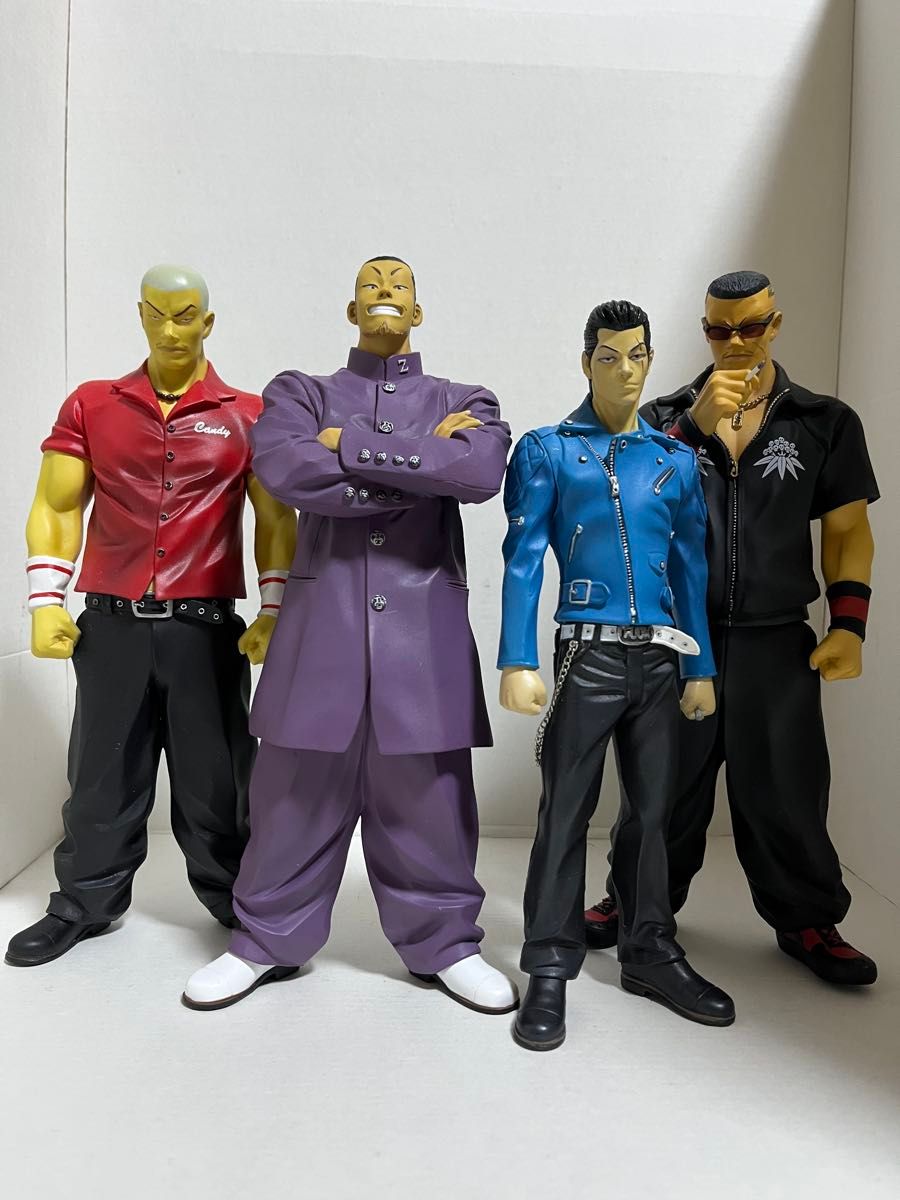 クローズ&WORST フィギュア4体 花澤三郎 武田好誠 金山丈 中島信助