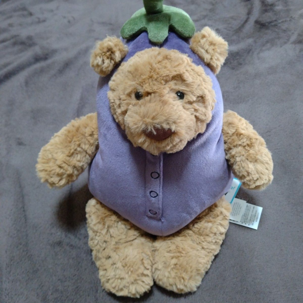 ジェリーキャット バーソロミューベア ナスの被り物 ぬいぐるみ