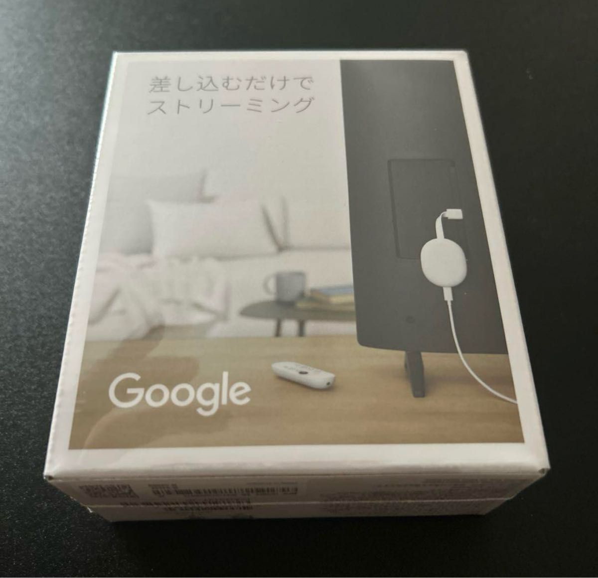 新品 未開封 未使用 正規品 純正 Google Chromecast with TV クローム