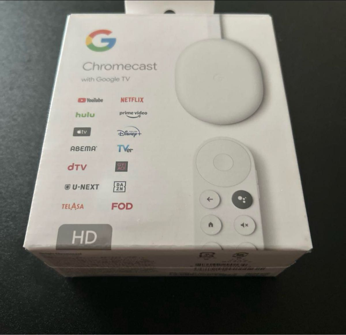 新品 未開封 未使用 正規品 純正 Google Chromecast with TV クローム