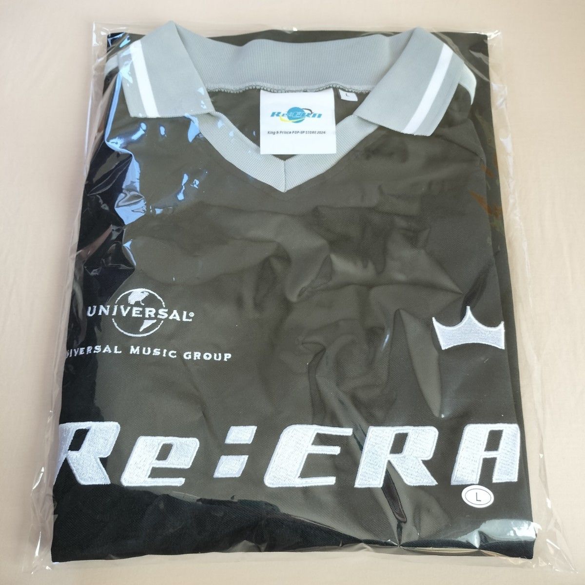 King & Prince キンプリ Re ERA ゲームシャツ POP-UP STORE 黒 Lサイズ