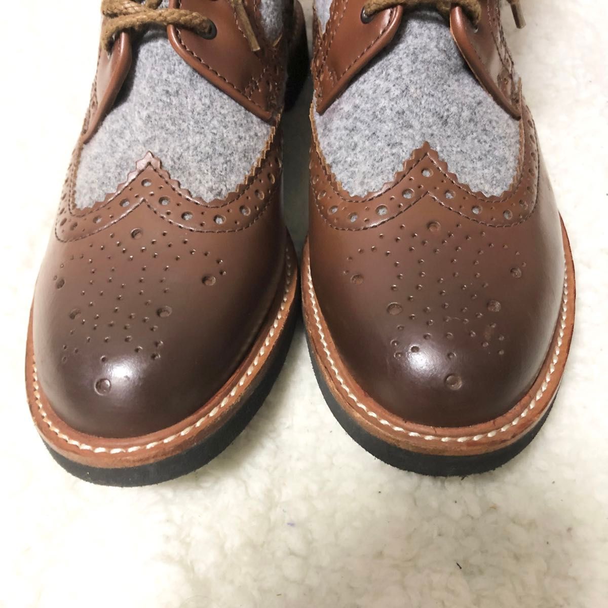 超レア/ウイングチップ 【REGAL】リーガル レースアップブーツ ブーツ