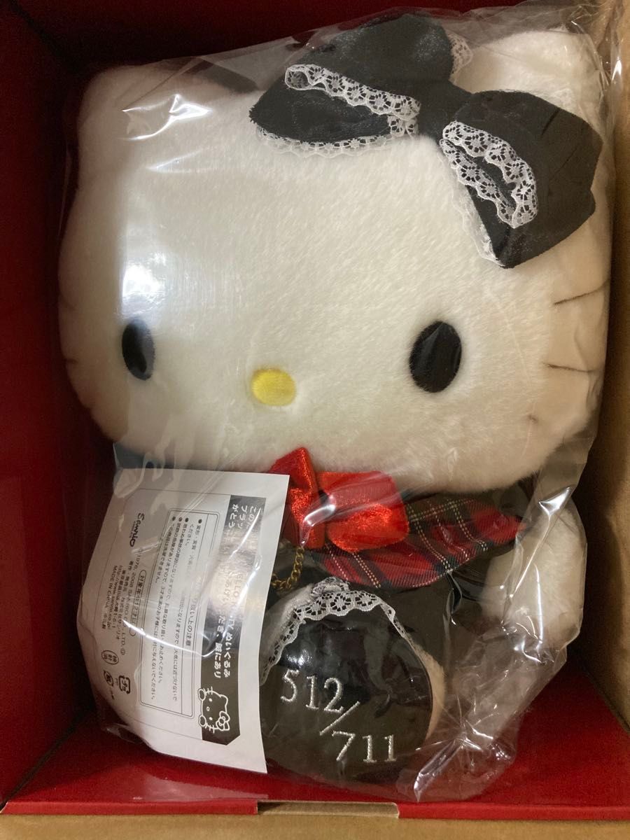 ハローキティ セブンイレブン限定 ブラック ぬいぐるみ 711体限定